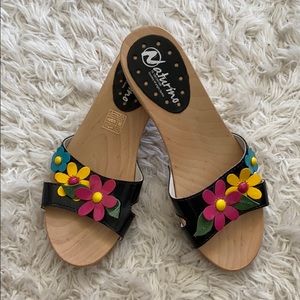 naturino flower heeled sandals